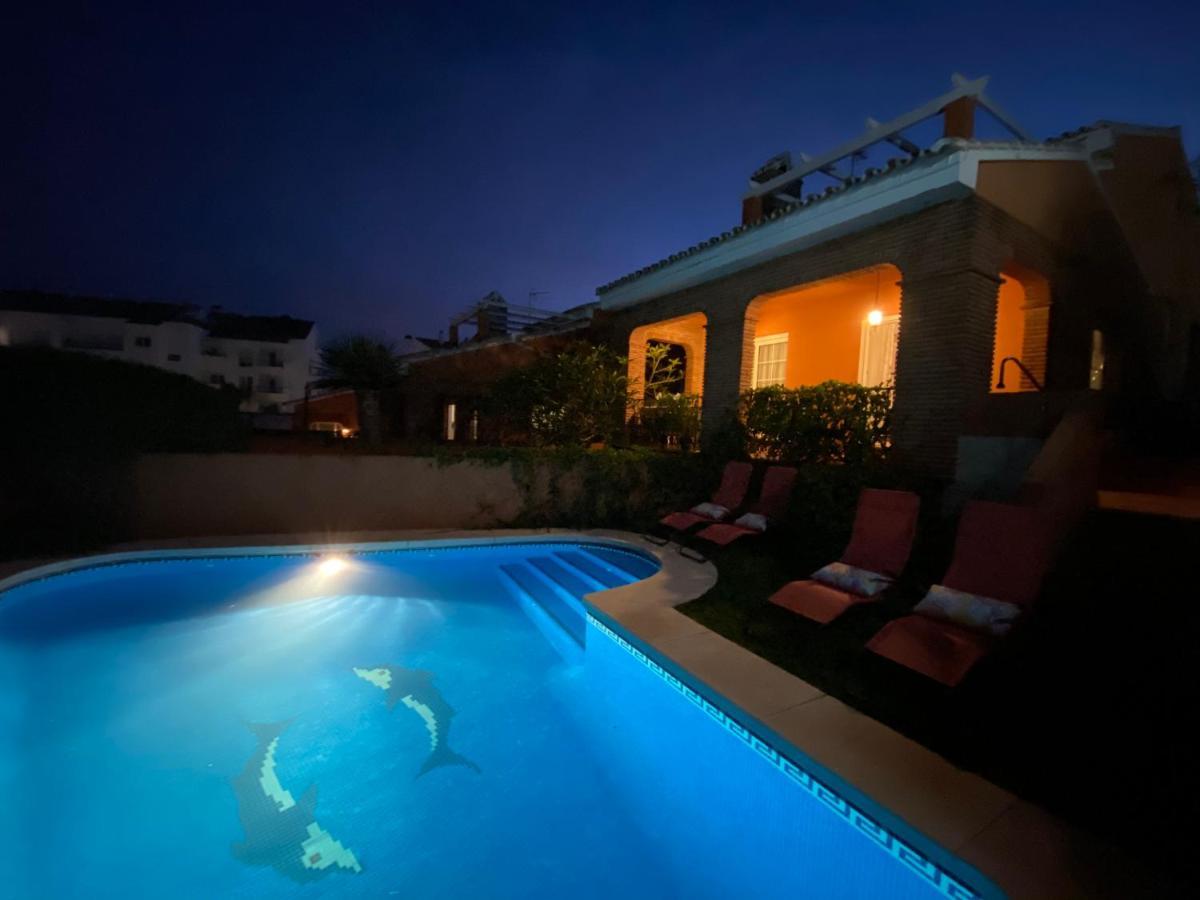 Villa With Heated Private Pool, Sea View& Turkish Sauna Benalmádena Extérieur photo